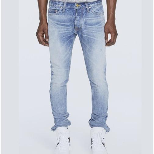 FEAR OF GOD フィアオブゴッド SELVEDGE DENIM BLEACH VINTAGE JEAN 裾ジップ 5Pセルビッチデニムパンツ 5C-17-SDVJ 31 定価117,700円 |  | 02