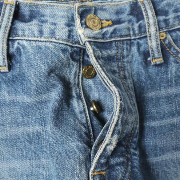 FEAR OF GOD フィアオブゴッド SELVEDGE DENIM BLEACH VINTAGE JEAN 裾ジップ 5Pセルビッチデニムパンツ 5C-17-SDVJ 31 定価117,700円 |  | 05