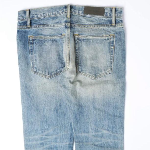 FEAR OF GOD フィアオブゴッド SELVEDGE DENIM BLEACH VINTAGE JEAN 裾ジップ 5Pセルビッチデニムパンツ 5C-17-SDVJ 31 定価117,700円 |  | 06
