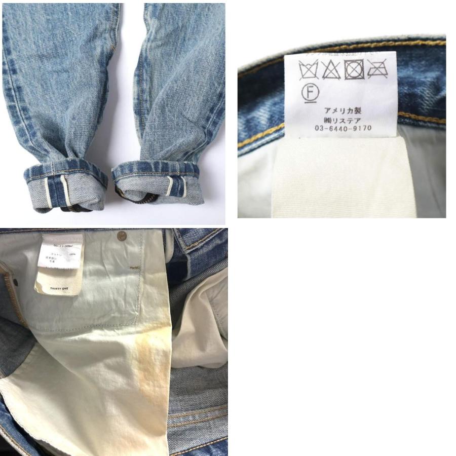FEAR OF GOD フィアオブゴッド SELVEDGE DENIM BLEACH VINTAGE JEAN 裾ジップ 5Pセルビッチデニムパンツ 5C-17-SDVJ 31 定価117,700円 |  | 09