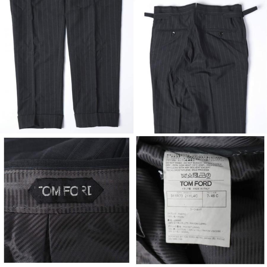 TOM FORD トムフォード O'Connor ストライプスーツ 311R73 21YL4C 7-46C Dark Gray セットアップ オコナー ジャケット＆スラックス g27770 |  | 09