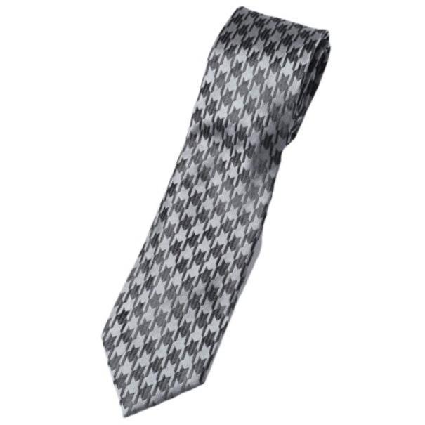 TOM FORD トムフォード イタリア製 千鳥格子シルクネクタイ GRAY/BLACK g27775 |  | 01