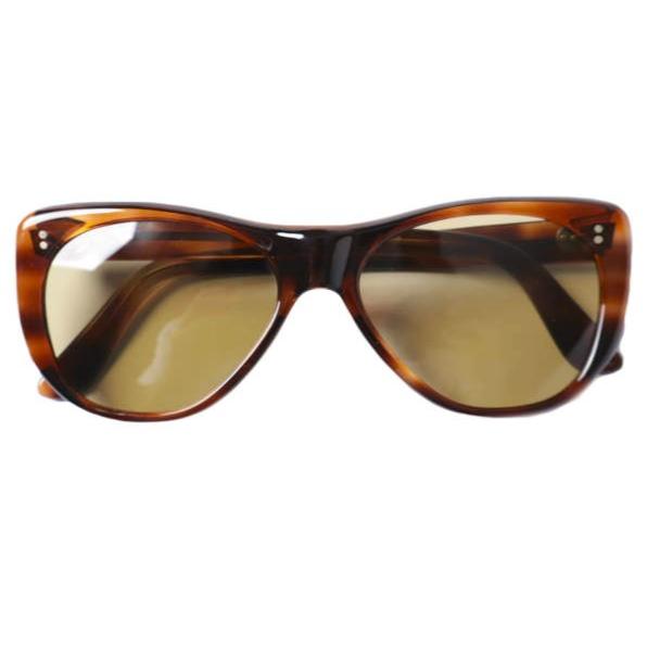 Frame France フレームフランス 60-70s セルロイド製 ヴィンテージ フォックスサングラス BROWN SPEAKEASY ビームスハウス 眼鏡 メガネ |  | 01