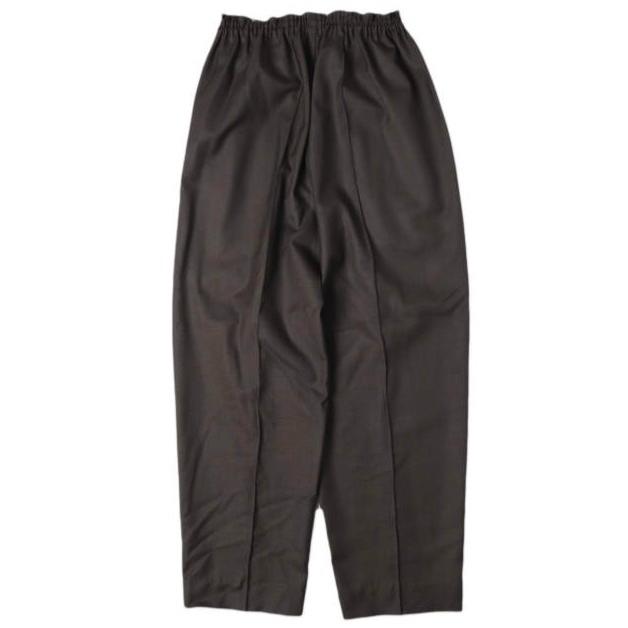 TOO SOON TO KNOW / CLASS x International Gallery BEAMS 日本製 ソリッドシャーリングトラウザー イージーパンツ TCCAO4B 46 Dark Brown |  | 01