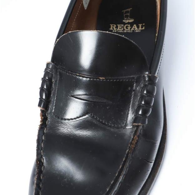 REGAL リーガル 2177 ペニーローファー 25.5cm BLACK コイン 革靴 シューズ g27787 |  | 05