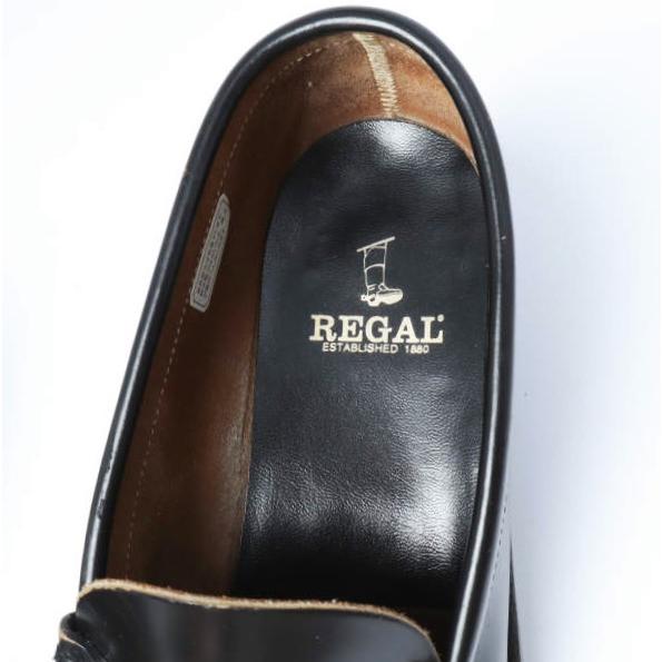 REGAL リーガル 2177 ペニーローファー 25.5cm BLACK コイン 革靴 シューズ g27787 |  | 07