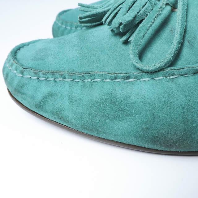 RALPH LAUREN PURPLE LABEL ラルフローレンパープルレーベル HAROLD TASSEL スエードドライビングシューズ 7.5E(26cm) TURQUOISE g27788 |  | 06