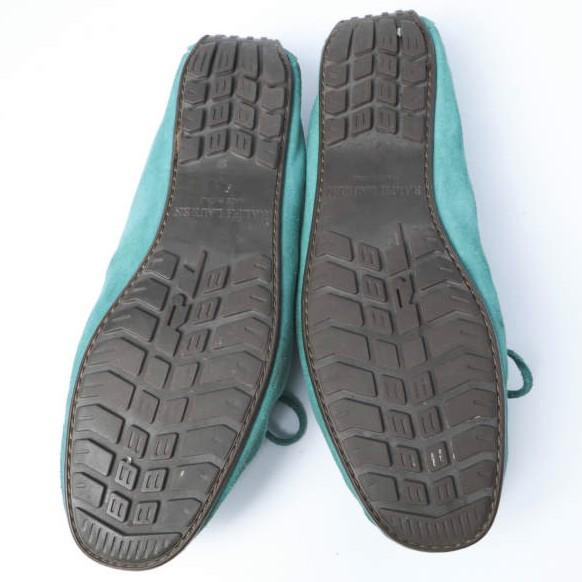 RALPH LAUREN PURPLE LABEL ラルフローレンパープルレーベル HAROLD TASSEL スエードドライビングシューズ 7.5E(26cm) TURQUOISE g27788 |  | 09