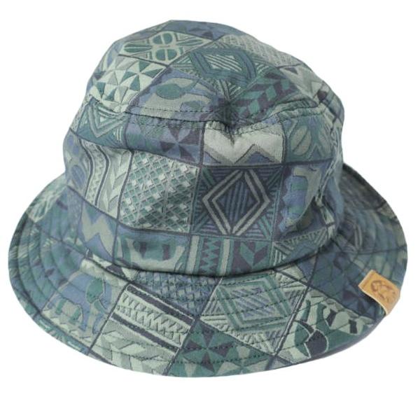 STARBUCKS STAND by BEAMS スターバックススタンド バイ ビームス 26SS ショップ限定 KENYA 総柄プリントバケットハット GREEN 帽子 g27796 | 