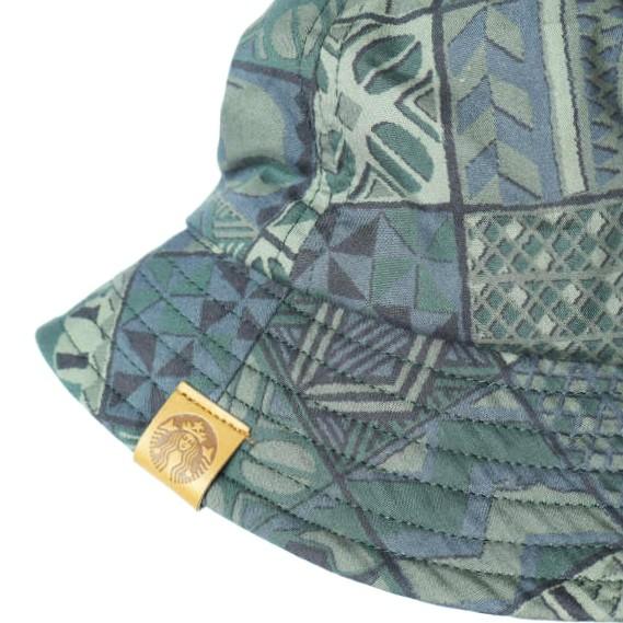 STARBUCKS STAND by BEAMS スターバックススタンド バイ ビームス 26SS ショップ限定 KENYA 総柄プリントバケットハット GREEN 帽子 g27796 |  | 03