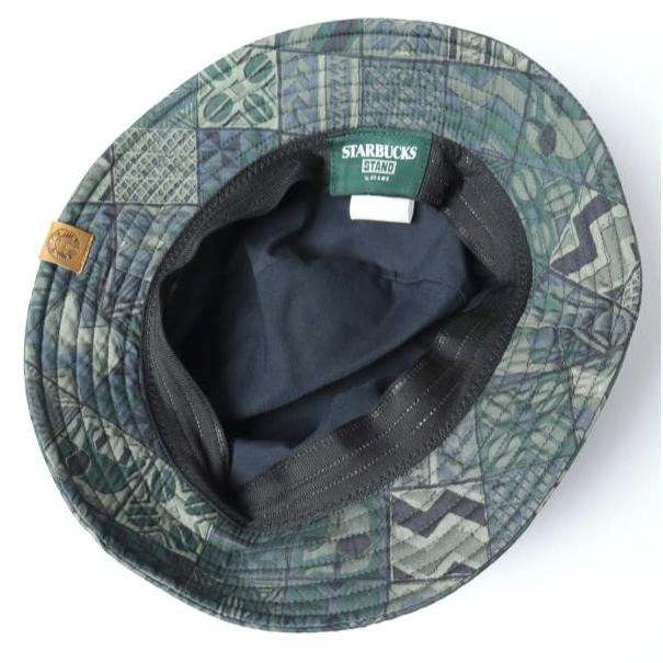 STARBUCKS STAND by BEAMS スターバックススタンド バイ ビームス 26SS ショップ限定 KENYA 総柄プリントバケットハット GREEN 帽子 g27796 |  | 06