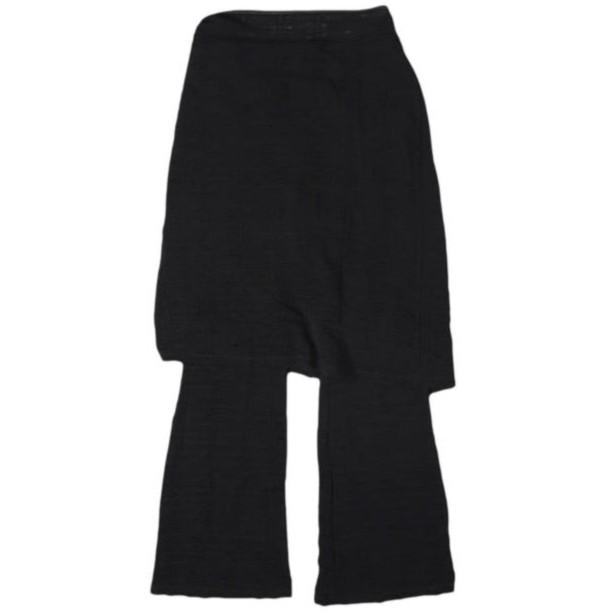 Ray BEAMS レイビームス 24SS シャーリング スカート パンツ セット 61-23-1141-370 ONE SIZE BLACK イージー ボトムス g27805 | 