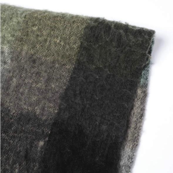 Acne Studios アクネストゥディオズ イタリア製 フリンジチェックマフラー 274176 Murti Green ウール スカーフ g27807 |  | 05