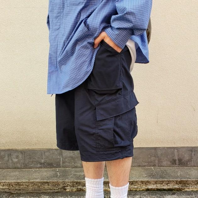 BEAMS ビームス 21SS リップストップカーゴショーツ 11-25-2120-803 M NAVY ショートパンツ ボトムス g27815 |  | 02