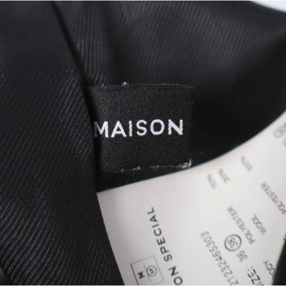 MAISON SPECIAL メゾンスペシャル 23AW ピンストライプ1タックワイドスラックス Layered Multi Way Pants No.21232465303 38 CHARCOAL GRAY |  | 07