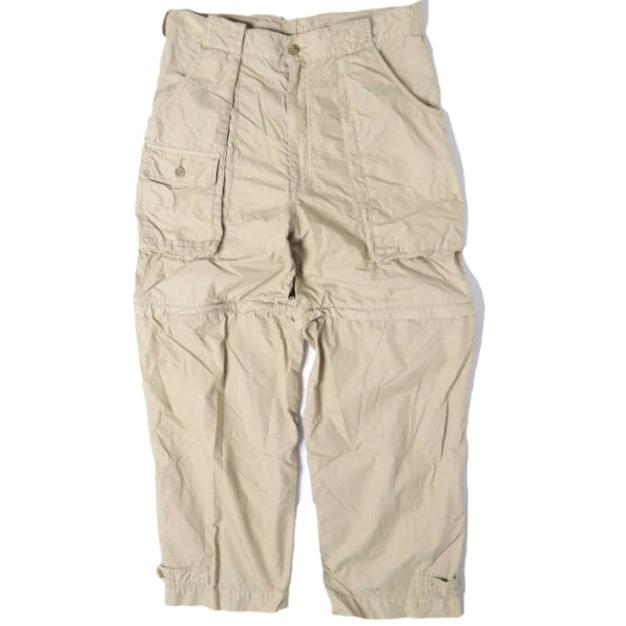 BEAMS PLUS ビームスプラス 25SS Bush Pants II CO NY Garment Dye コンバーチブル ブッシュパンツ 38-24-0337-791 M BEIGE 2WAY ショーツ | 