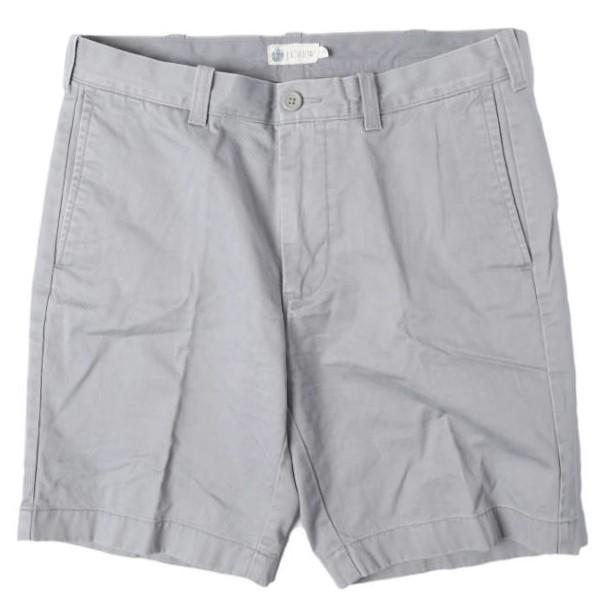 J.CREW ジェイクルー Gramercy Shorts コットンツイル チノショーツ 90454 32 GRAY ジップフライ ショートパンツ ボトムス g27834 | 