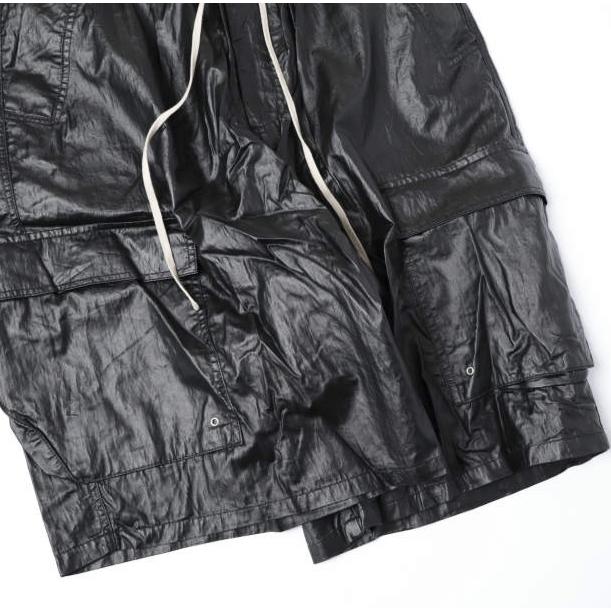 Danke Schon ダンケシェーン 25SS COATING TENCEL CARGO SHORTS コーティングテンセルカーゴショーツ 25S-PTS017-DS L BLACK L.H.P. パンツ |  | 06
