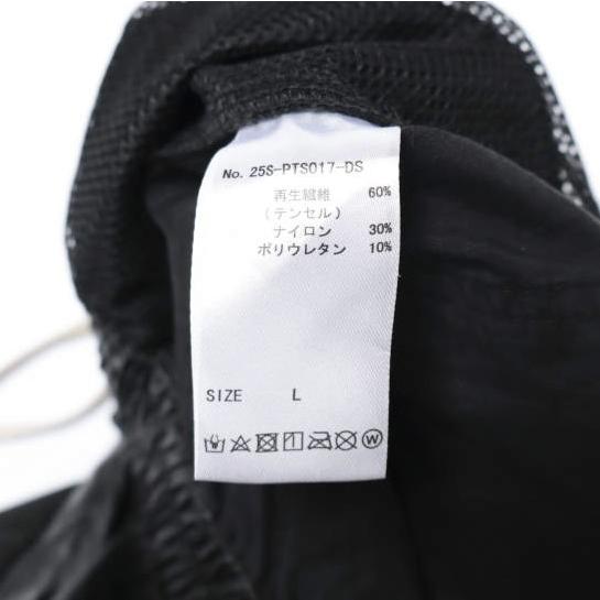 Danke Schon ダンケシェーン 25SS COATING TENCEL CARGO SHORTS コーティングテンセルカーゴショーツ 25S-PTS017-DS L BLACK L.H.P. パンツ |  | 08