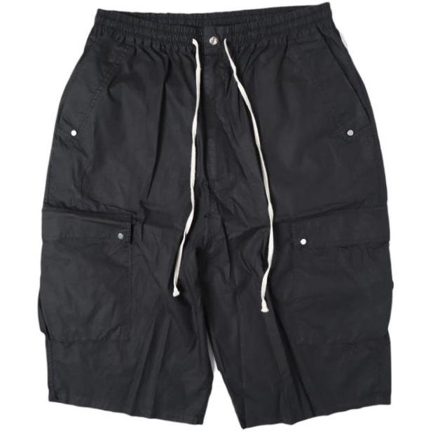Danke Schon ダンケシェーン 25AW PAPERCOATING CARGO SHORTS ペーパーコーティングカーゴショーツ 25S-PTS084-DS L BLACK L.H.P. パンツ | 
