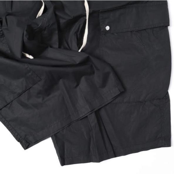 Danke Schon ダンケシェーン 25AW PAPERCOATING CARGO SHORTS ペーパーコーティングカーゴショーツ 25S-PTS084-DS L BLACK L.H.P. パンツ |  | 05