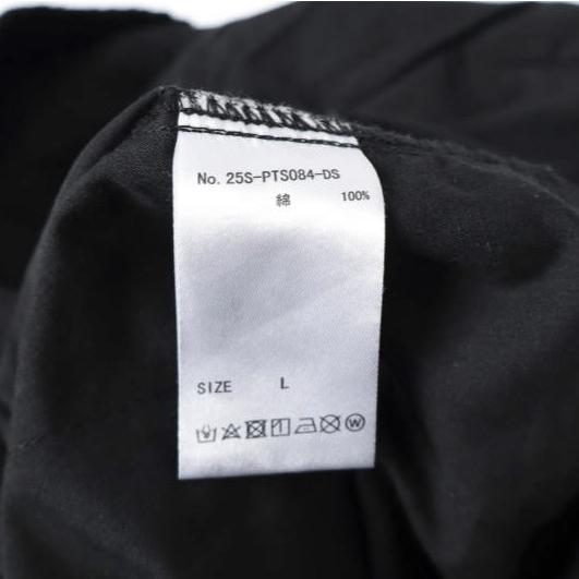 Danke Schon ダンケシェーン 25AW PAPERCOATING CARGO SHORTS ペーパーコーティングカーゴショーツ 25S-PTS084-DS L BLACK L.H.P. パンツ |  | 07