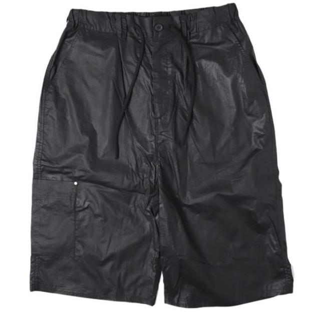 B omnivore ビーオムニボー 26AW PAPER SHORTS ペーパーショーツ 250920 L BLACK BEAVER ワイド イージー ショートパンツ ボトムス g27849 | 
