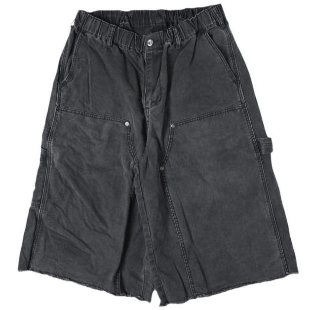 B omnivore ビーオムニボー 26SS W KNEE SHORTS DUCK ダブルニーダックショーツ 250914-BO L BLACK BEAVER ペインター ショートパンツ | 