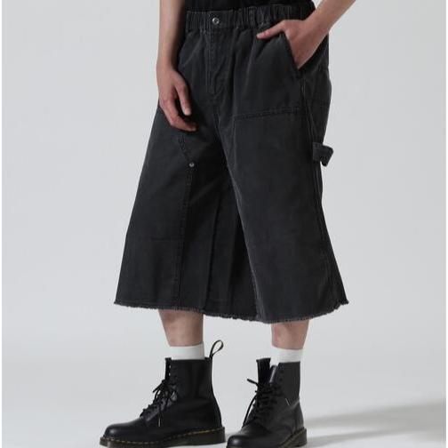B omnivore ビーオムニボー 26SS W KNEE SHORTS DUCK ダブルニーダックショーツ 250914-BO L BLACK BEAVER ペインター ショートパンツ |  | 02