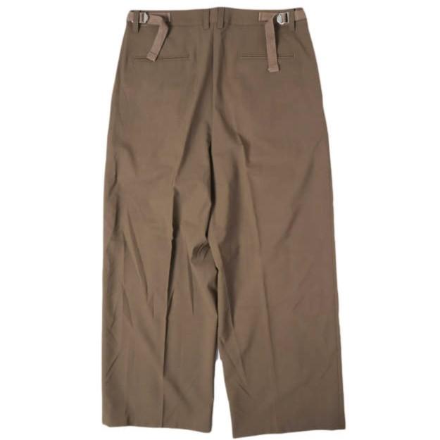 LUSOR ルーソル WOOL WIDE SLACKS ウールワイドスラックス 21S-PTL123-LU M BROWN パンツ B'2nd 2タック ボトムス g27864 |  | 01