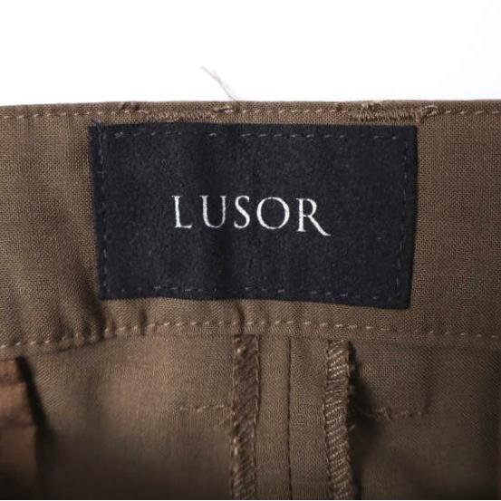 LUSOR ルーソル WOOL WIDE SLACKS ウールワイドスラックス 21S-PTL123-LU M BROWN パンツ B'2nd 2タック ボトムス g27864 |  | 03