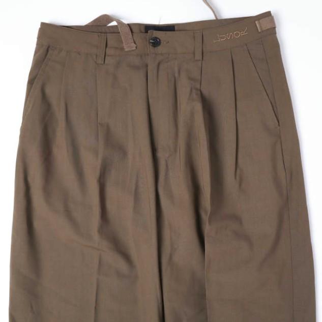 LUSOR ルーソル WOOL WIDE SLACKS ウールワイドスラックス 21S-PTL123-LU M BROWN パンツ B'2nd 2タック ボトムス g27864 |  | 04