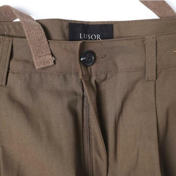 LUSOR ルーソル WOOL WIDE SLACKS ウールワイドスラックス 21S-PTL123-LU M BROWN パンツ B'2nd 2タック ボトムス g27864 |  | 05