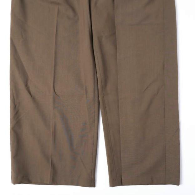 LUSOR ルーソル WOOL WIDE SLACKS ウールワイドスラックス 21S-PTL123-LU M BROWN パンツ B'2nd 2タック ボトムス g27864 |  | 06