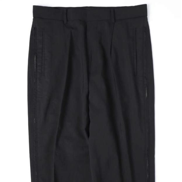 JUUN.J ジュンジー WOOL ZIP SLACKS ウールジップスラックス JC0421P965 46 BLACK パンツ 1タック レイヤード ボトムス g27865 |  | 03