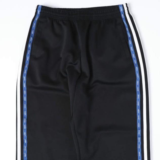 AZS TOKYO アザストーキョー SICKBOY TAPE TRACK PANTS サイドテープ トラックパンツ L BLACK イージー ジャージー カットオフ ボトムス |  | 03