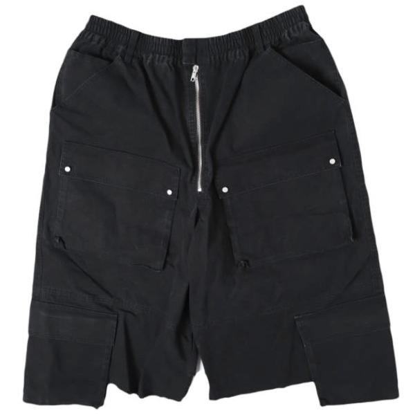 Danke Schon ダンケシェーン 26SS RIPSTOP W-CARGO SHORTS リップストップ ダブルカーゴショーツ UNS25157 L BLACK L.H.P. ショートパンツ | 