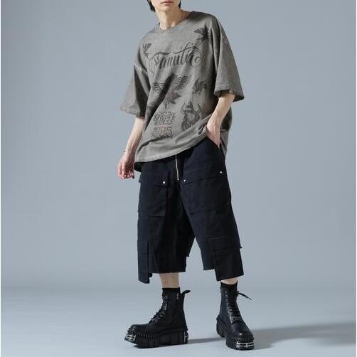 Danke Schon ダンケシェーン 26SS RIPSTOP W-CARGO SHORTS リップストップ ダブルカーゴショーツ UNS25157 L BLACK L.H.P. ショートパンツ |  | 02