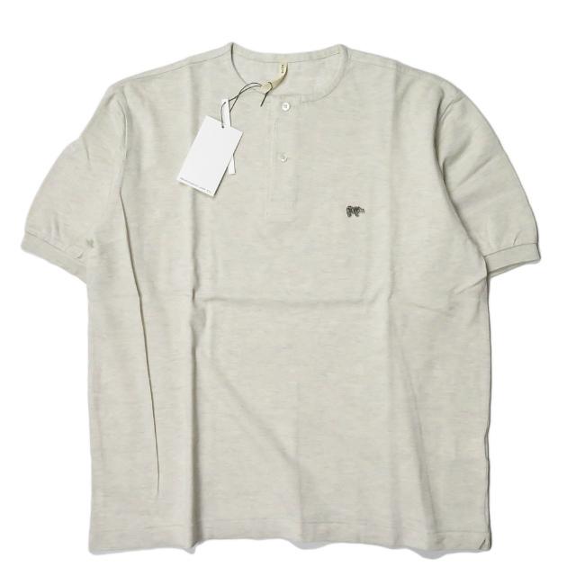サイベーシックス SCYE BASICS 20SS 日本製 SOLID PIQUE HENLEY NECK
