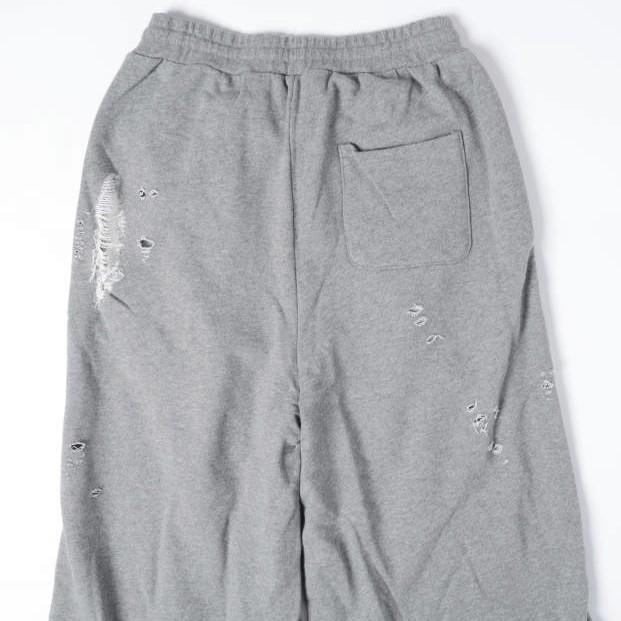 Danke Schon ダンケシェーン ダメージワイドスウェットパンツ Free GRAY L.H.P. クラッシュ バギー イージー サンプル品 ボトムス g27880 |  | 04
