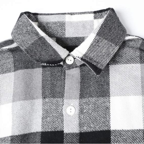 B omnivore ビーオムニボー 25AW BLOCK CHECK SHIRTS ブロックチェックシャツ UNS24033B-B0 L ブラック 長袖 フランネル BEAVER サンプル品 |  | 03