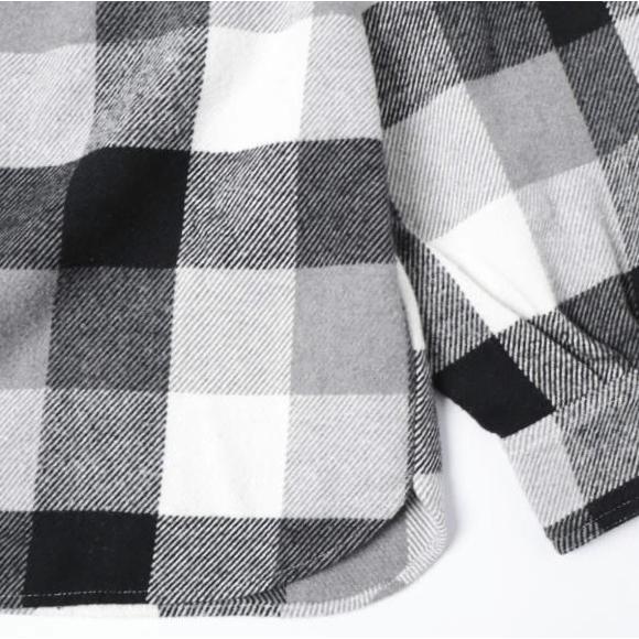 B omnivore ビーオムニボー 25AW BLOCK CHECK SHIRTS ブロックチェックシャツ UNS24033B-B0 L ブラック 長袖 フランネル BEAVER サンプル品 |  | 05