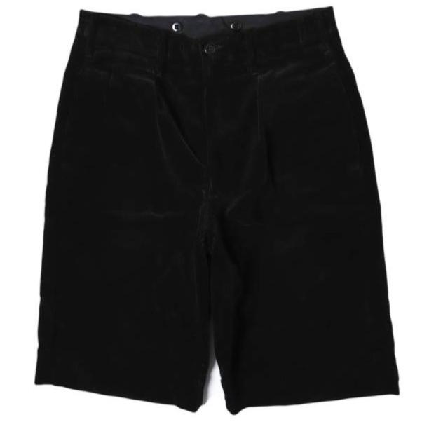 TUKI ツキ 日本製 CORDUROY WIDE SHORTS / O.D 8ウェール コーデュロイ ワイドショーツ 0167 3 Olive Drab ショートパンツ 定価52,800円 | 