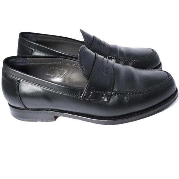 F.LLI Giacometti フラテッリジャコメッティ FG257 ANILOU NERO カーフレザーコインローファー 40(25cm) BLACK 革靴 ペニー 定価129,800円 |  | 02