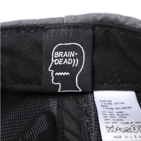 BRAIN DEAD ブレインデッド CATCH ME IF YOU CAN SNAPBACK CAP ツートーン6パネルキャップ CHARCOAL ベースボール スナップバック |  | 07