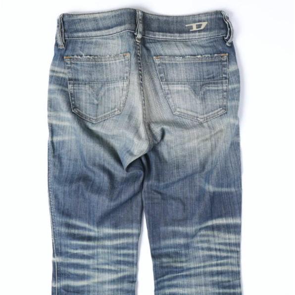 DIESEL ディーゼル D-Hush ウォッシュ加工 ブーツカットデニムパンツ A14740 09J46 W23 Indigo ジップフライ ジーンズ 定価63,800円 |  | 08