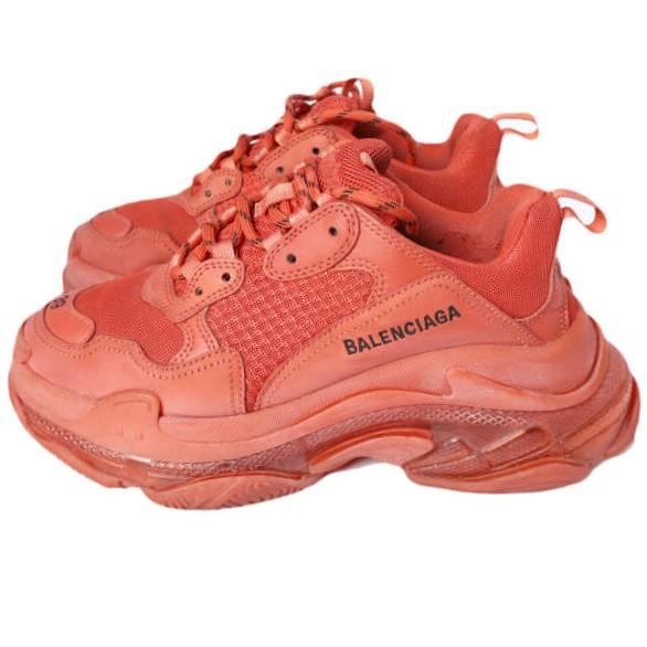 BALENCIAGA バレンシアガ TRIPLE S CLEAR SOLE TRAINER トリプルエス クリアソール トレーナー 541624 39(26cm) RED スニーカー シューズ |  | 01