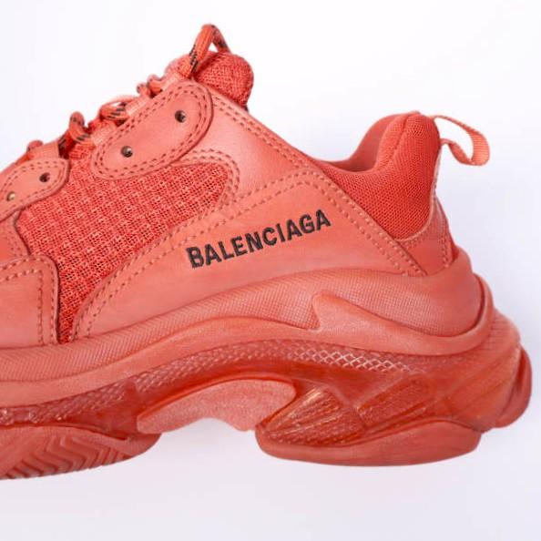 BALENCIAGA バレンシアガ TRIPLE S CLEAR SOLE TRAINER トリプルエス クリアソール トレーナー 541624 39(26cm) RED スニーカー シューズ |  | 06