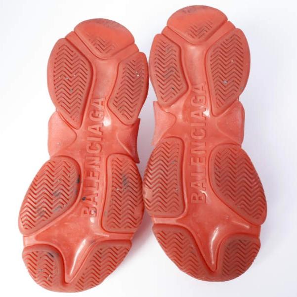 BALENCIAGA バレンシアガ TRIPLE S CLEAR SOLE TRAINER トリプルエス クリアソール トレーナー 541624 39(26cm) RED スニーカー シューズ |  | 09