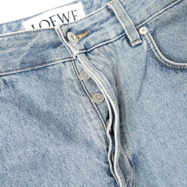 LOEWE ロエベ イタリア製 ANAGRAM BAGGY JEANS アナグラムバギージーンズ H526Y11W59 44 Indigo ワイド デニムパンツ ボトムス g27897 |  | 04